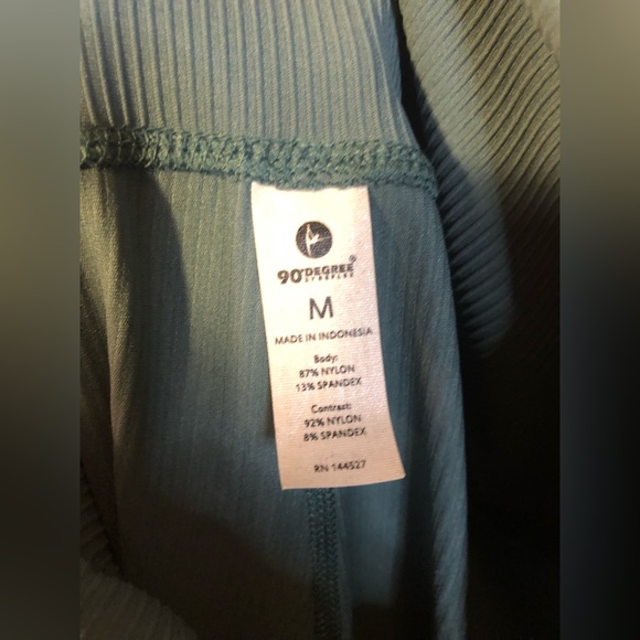 90 DEGREES BY REFLEX RIBBED LEGGINGS - Picture 8 of 8